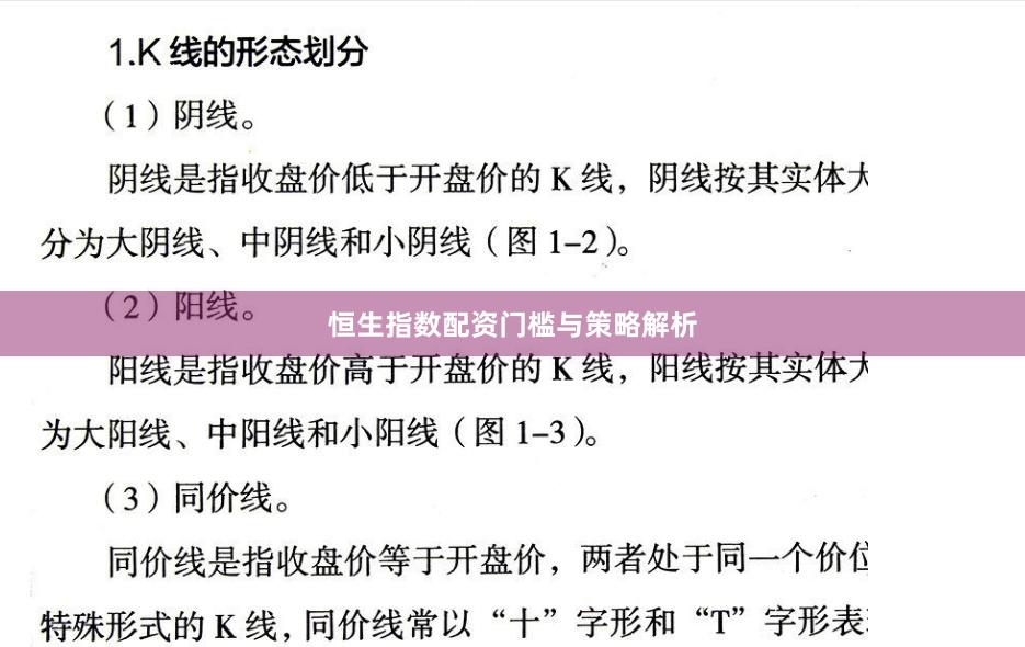 恒生指数配资门槛与策略解析